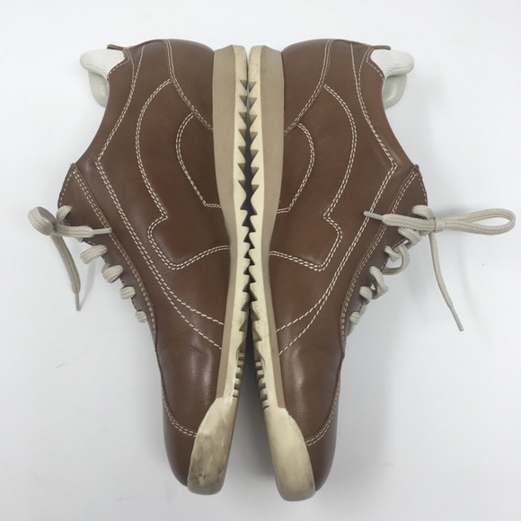 Salvatore Ferragamo Leather Athletic Shoes 7-1/2B - Picture 2 of 7